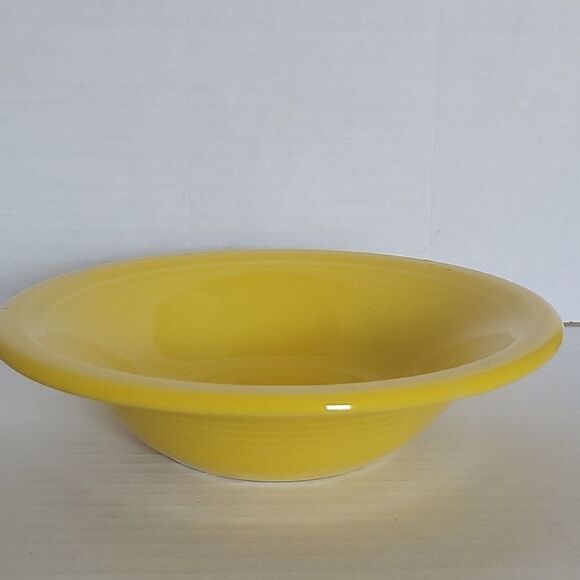 Fiestaware Fiesta Small Stacking Cereal Bowl Sunflower Yellow Ceramic 11 Oz - Picture 2 of 14
